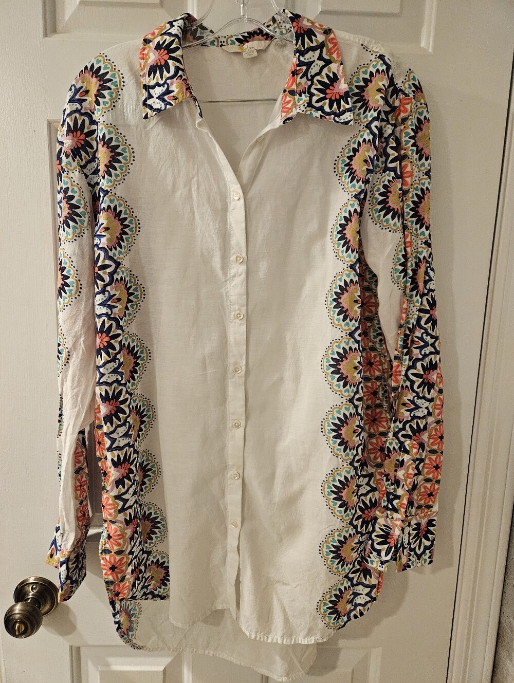 Boden Holiday Longerline Shirt